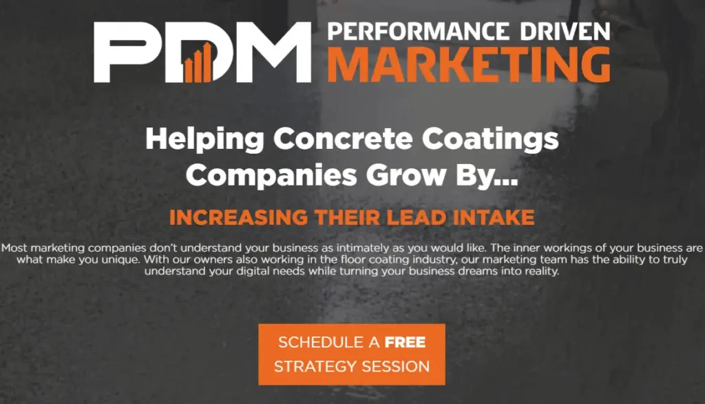 A landing page in Ogden, Utah
