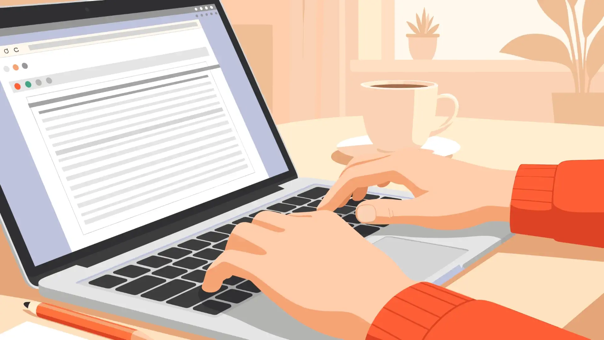 content-writing-service-2 Hands typing on a laptop, illustrating content writing.